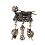 Antique Pirate Heritage Brooch