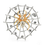 classy hunter spider brooch