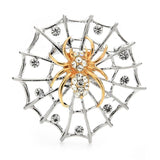 classy hunter spider brooch
