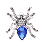 azure goddess spider brooch