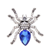 azure goddess spider brooch