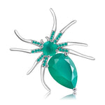 Esmeralda Spider Brooch