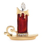 candle brooch