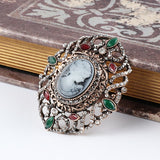 Polychrome Faste Cameo Brooch