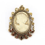 royal laurel cameo brooch