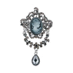 elegant vintage cameo brooch