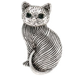 Antique Cat Brooch