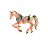 Enamel Horse Brooch
