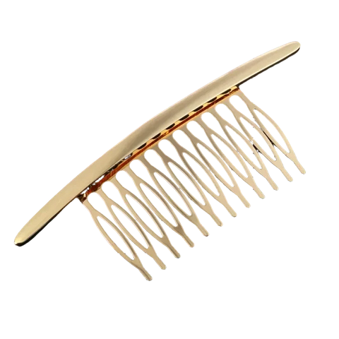 Golden Hair Comb Brooch