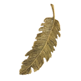 bronze feather hair pin