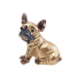 pug dog love brooch