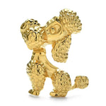 Golden Dog Brooch