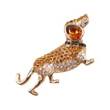 Long Story Dog Brooch
