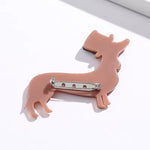Magic Dachshund Dog Brooch