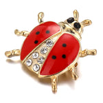 Baby Crystal Ladybug Brooch