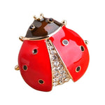 Stealthy Flight Ladybug Brooch