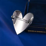 Caprice Lovers Heart Brooch