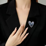 Caprice Lovers Heart Brooch