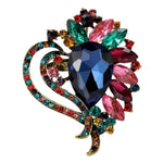 Creole Heart Brooch