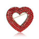 Heart Brooch Crystals of Life