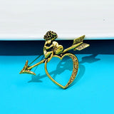 Love Angels Heart Brooch