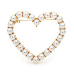 joy pearl heart brooch