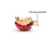 bright heart brooch pendant