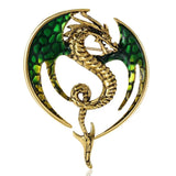 Golden Dragon Brooch