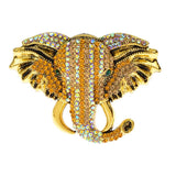 gold elephant brooch