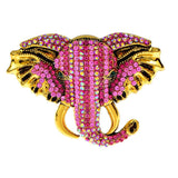 pink elephant brooch