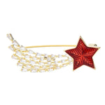 shooting star brooch