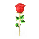 natural pink flower brooch