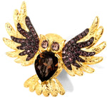 Supreme Elegance Owl Brooch