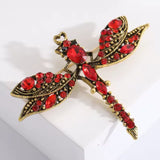 Shining Love Dragonfly Brooch