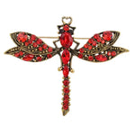 Shining Love Dragonfly Brooch