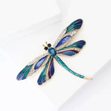 Crystal Beauty Dragonfly Brooch