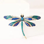 Crystal Beauty Dragonfly Brooch
