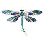 Crystal Beauty Dragonfly Brooch