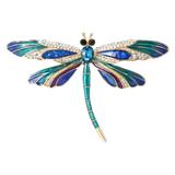 Crystal Beauty Dragonfly Brooch