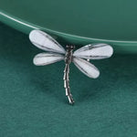 Light and Dark Dragonfly Brooch