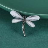 Light and Dark Dragonfly Brooch