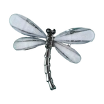 Light and Dark Dragonfly Brooch