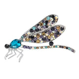 Blue Winged Goddess Dragonfly Brooch