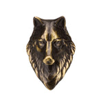 wolf brooch