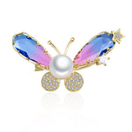azure flight luxury brooch