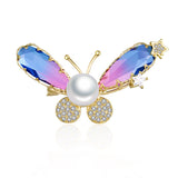 azure flight luxury brooch