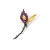 luxury fantasy flower brooch