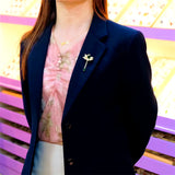 Luxury Stylized Flower Brooch