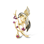luxury winged lightness brooch