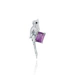 luxury brooch precious perch
